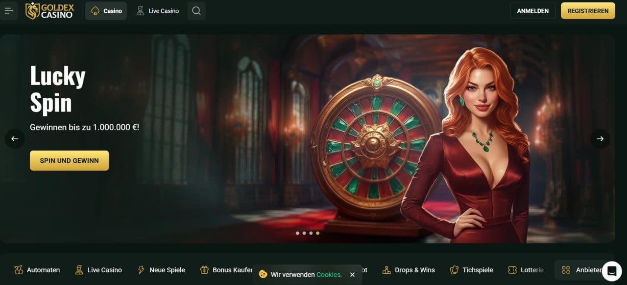 Goldex Casino: Luxus-Casino & 38.000 € Welcome-Paket