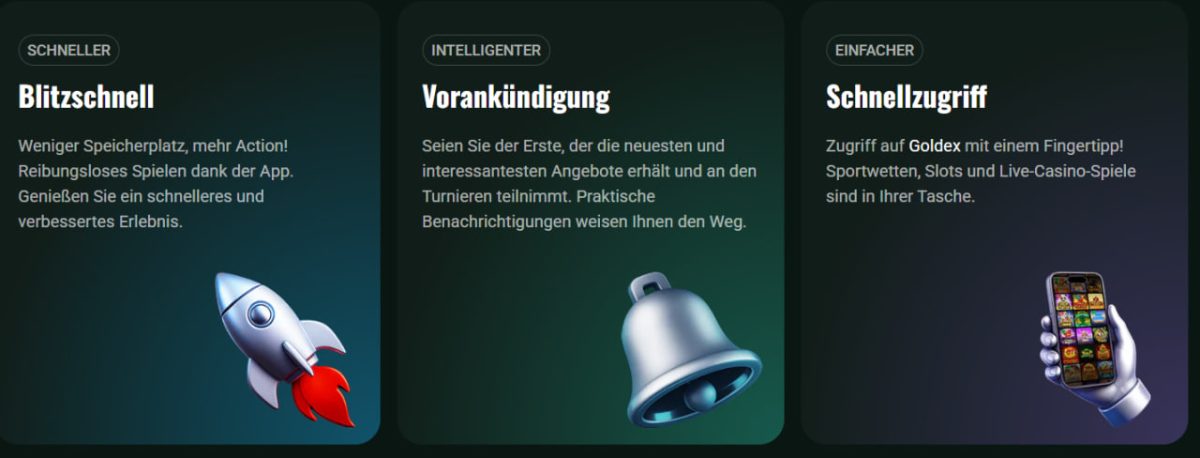 Goldex Mobile Casino – App-Download & Login DE image 2